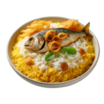 Fish + Rice سمك مع الرز